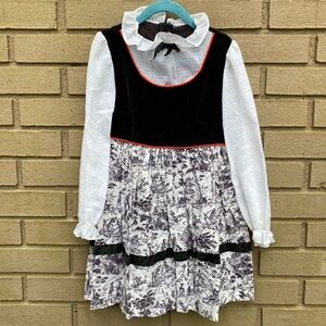 Vintage Ruth Of Carolina Prarie Dress Girls Size 6 USA Made